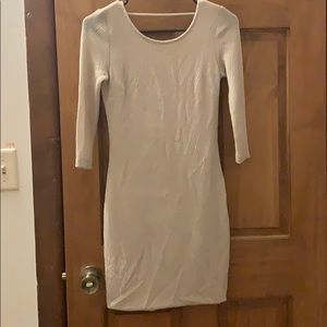 Champagne colored formal dress from macys